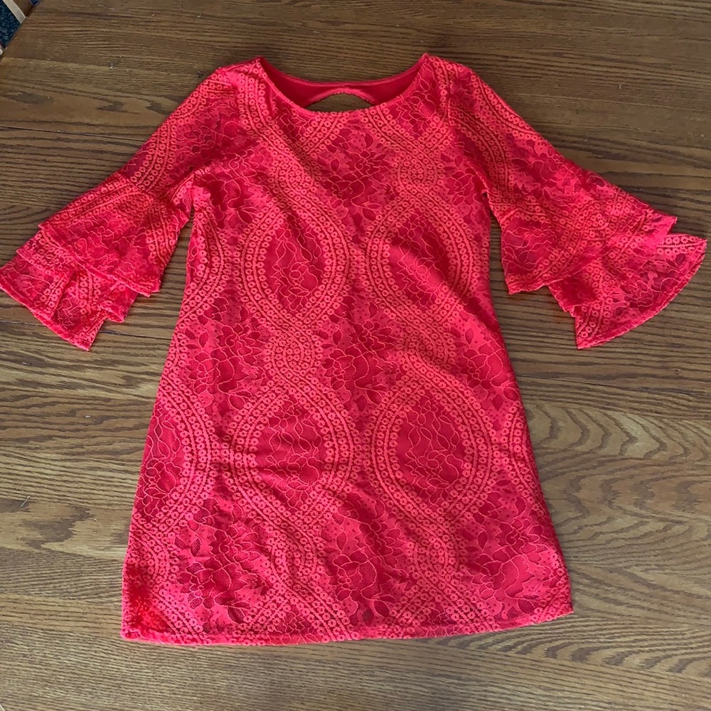 Miami XS Red Shift Dress